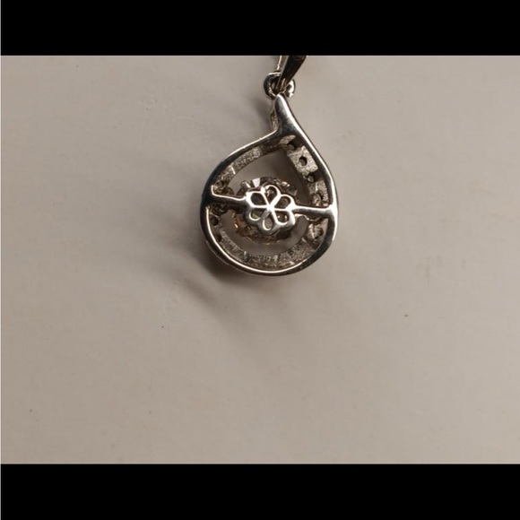 Platinum over Sterling Silver Nexklace Charm - Picture 3 of 4